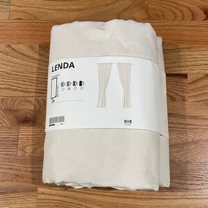 IKEA Lenda Off-White Curtains 1